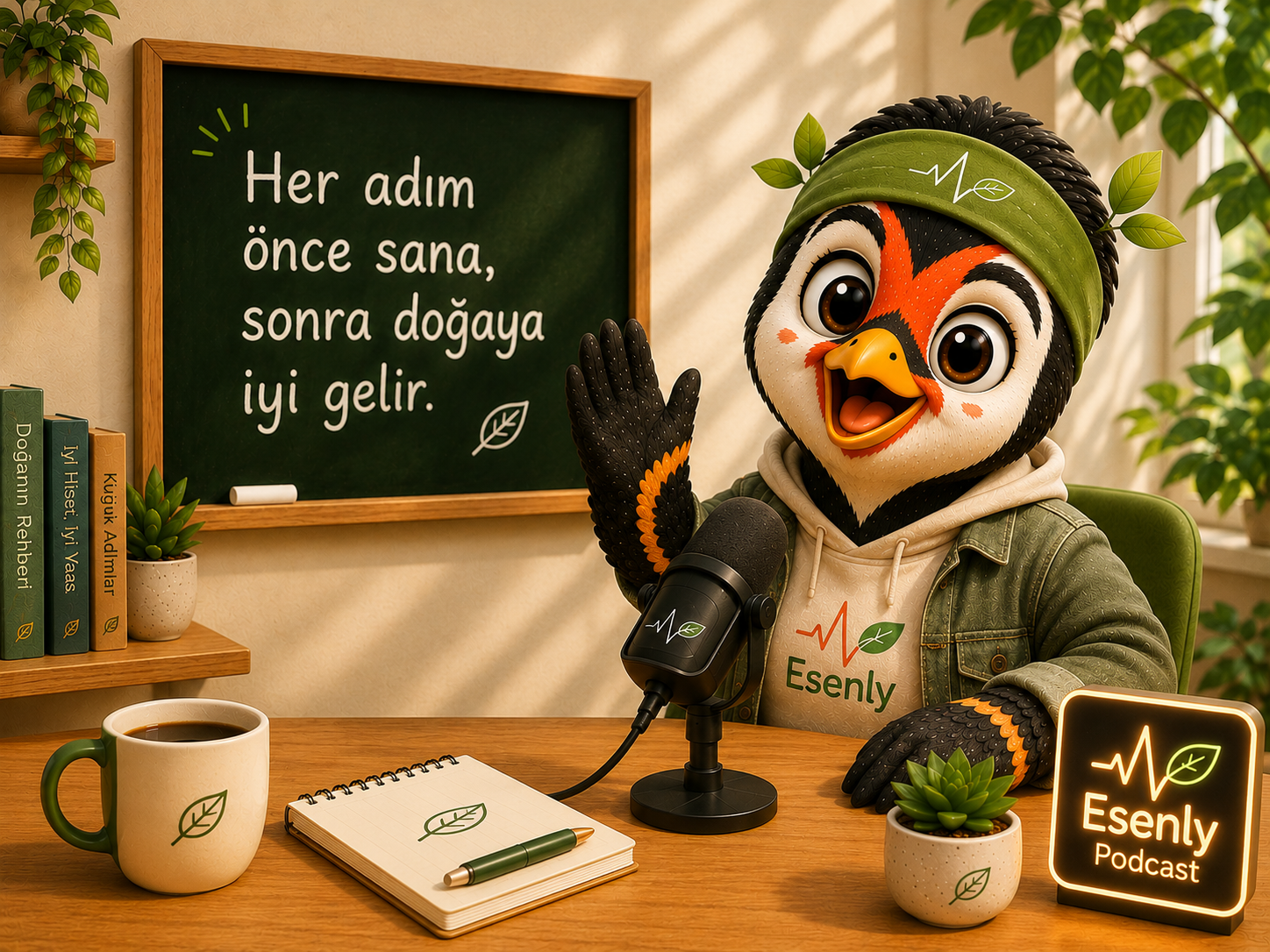 Esenly Podcast'in doğa ve zihin bölümü kapağı