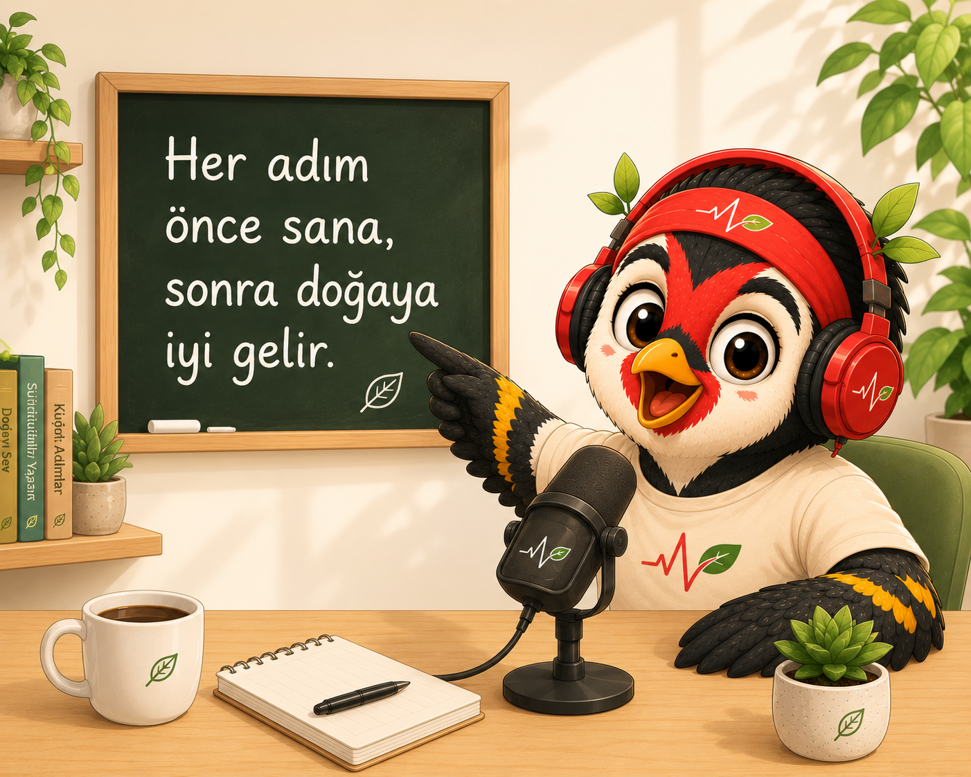 Esen'in podcast masası