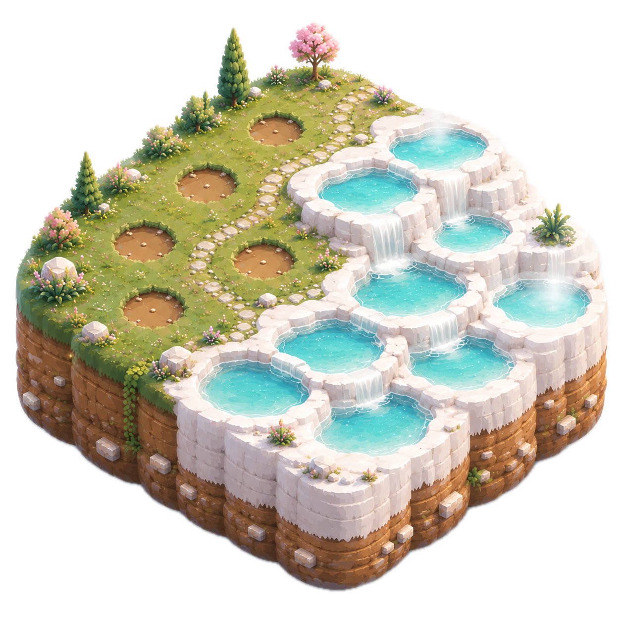 Pamukkale temalı ada